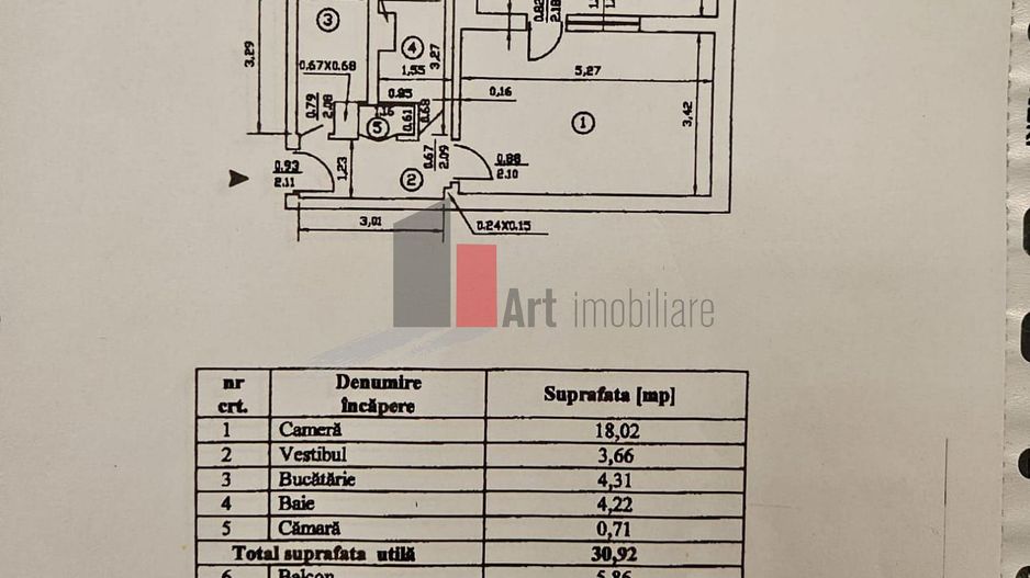 Garsoniera Lujerului 3 min metrou - Poză 15