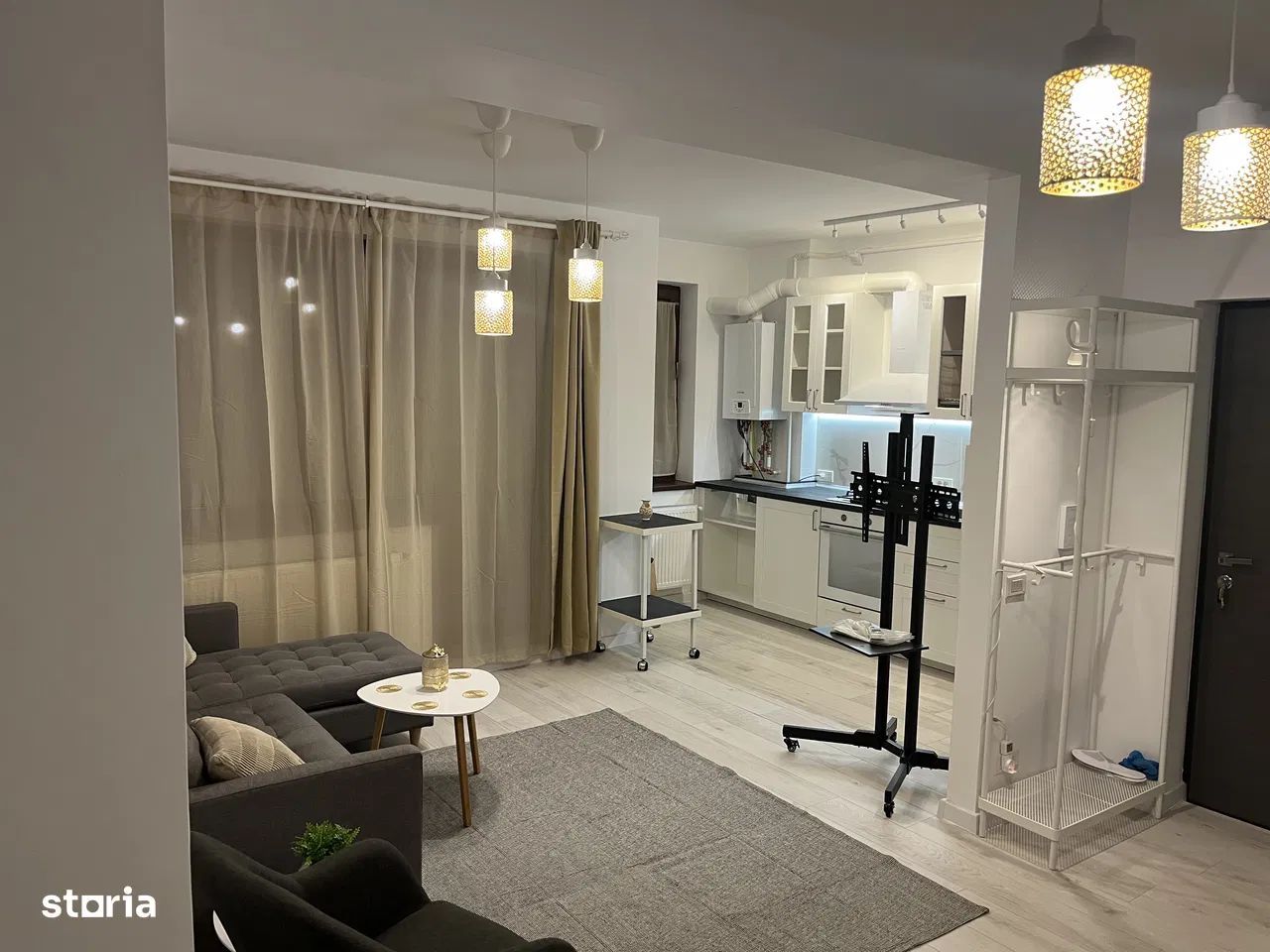 2 camere-bloc nou-metrou Titan- centrala proprie - Poză 2