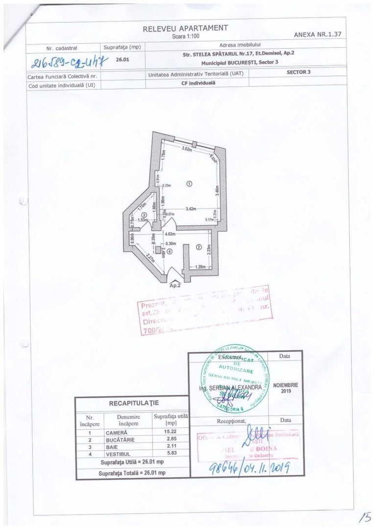 Vand garsoniera – Bucuresti  - ultracental -   Unirii  km. zero - Poză 8