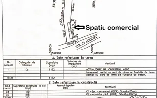 Vilă 10 camere + spațiu comercial | teren 1.300 mp | Otopeni 23 August - Schiță 42