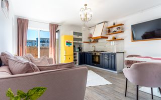 Vând apartament, 2 camere, cu gradina, de 44 mp utili, Floresti - Poză 2