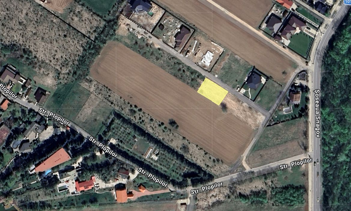 Teren intravilan in  satul  Snagov  excelent pozitionat - Poză 3