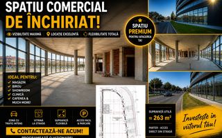 SPAȚIU COMERCIAL DE ÎNCHIRIAT – VIZIBILITATE MAXIMĂ –STR. I.C BRATEANU - Poză 1