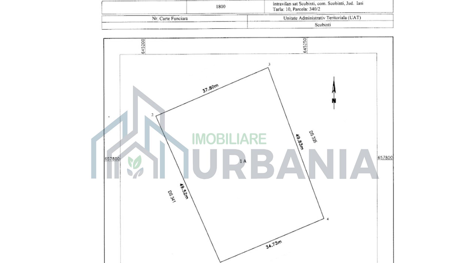 Teren intravilan construibil, 1.800 mp, acces la două drumuri, lângă E58, Scobinți - Poză 5