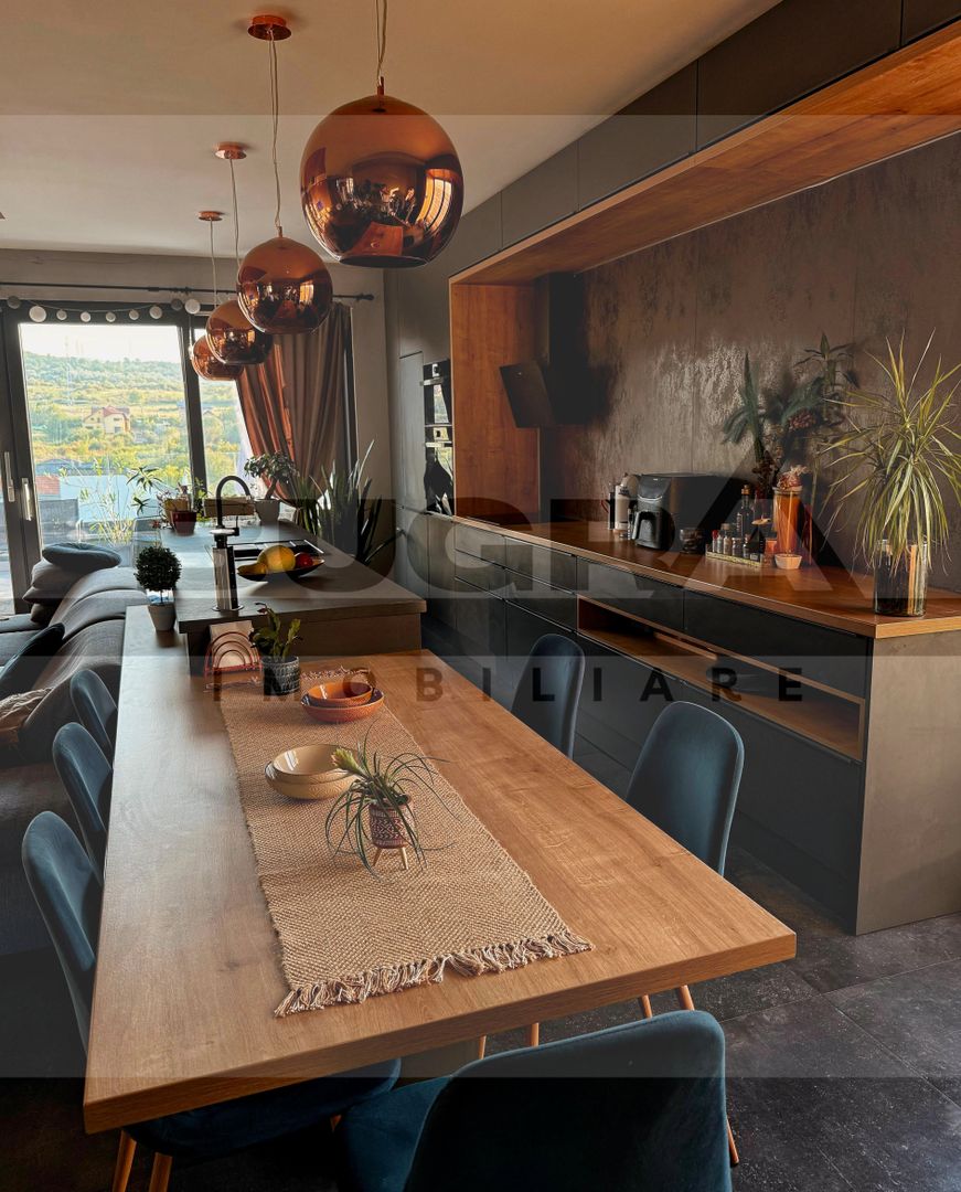 Penthouse ultrafinisat 120mp, 2 parcari, terasa 45mp, cartier Borhanci - Poză 3