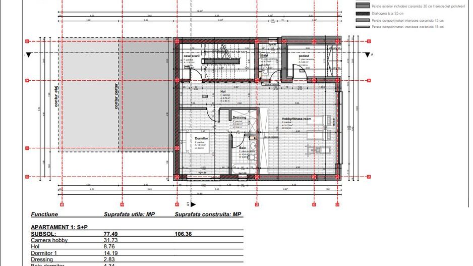 Arhitectura contemporana. Parte de duplex. Cartierul nou Câmpului. - Poză 24