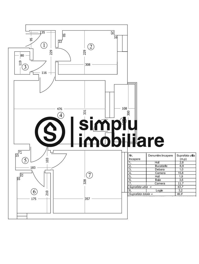 Apartament 2 camere Nanterre et 1/4 - Schiță 8