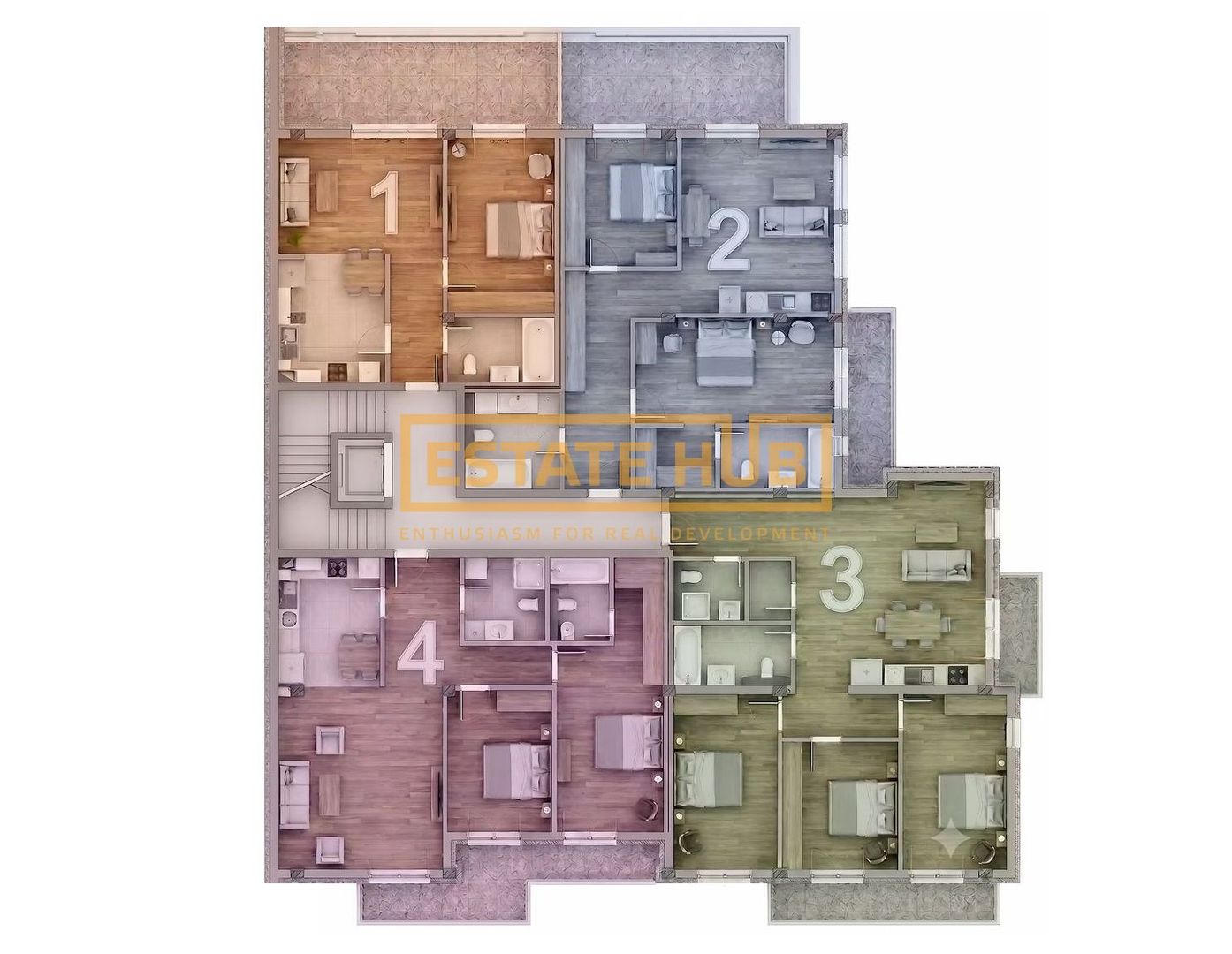 Apartamente 3 camere | Standarde NZEB | Comision 0 - Poză 8