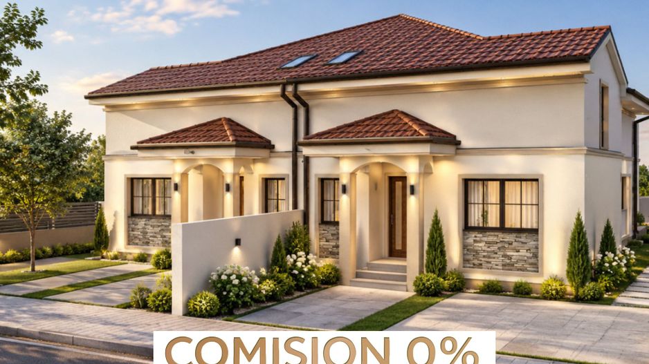 COMISION 0, DUPLEX 5 Camere, 140 mp Utili, 315 Mp Teren, Lidl. Sacalaz - Poză 1