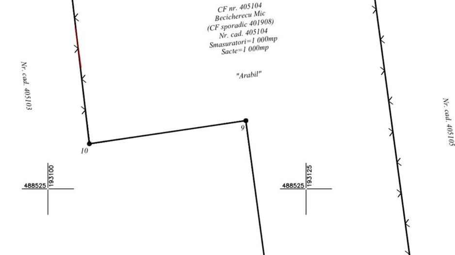 COMISION 0% | Teren Intravilan | Becicherecul Mic | 1000mp Utilitati - Poză 4