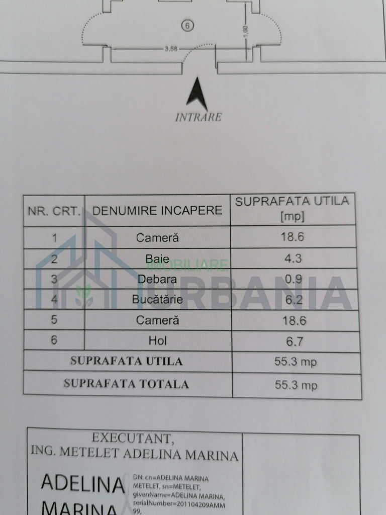 Apartament 2 camere decomandat, parter, 55 mp, CUG, Iași - Poză 8