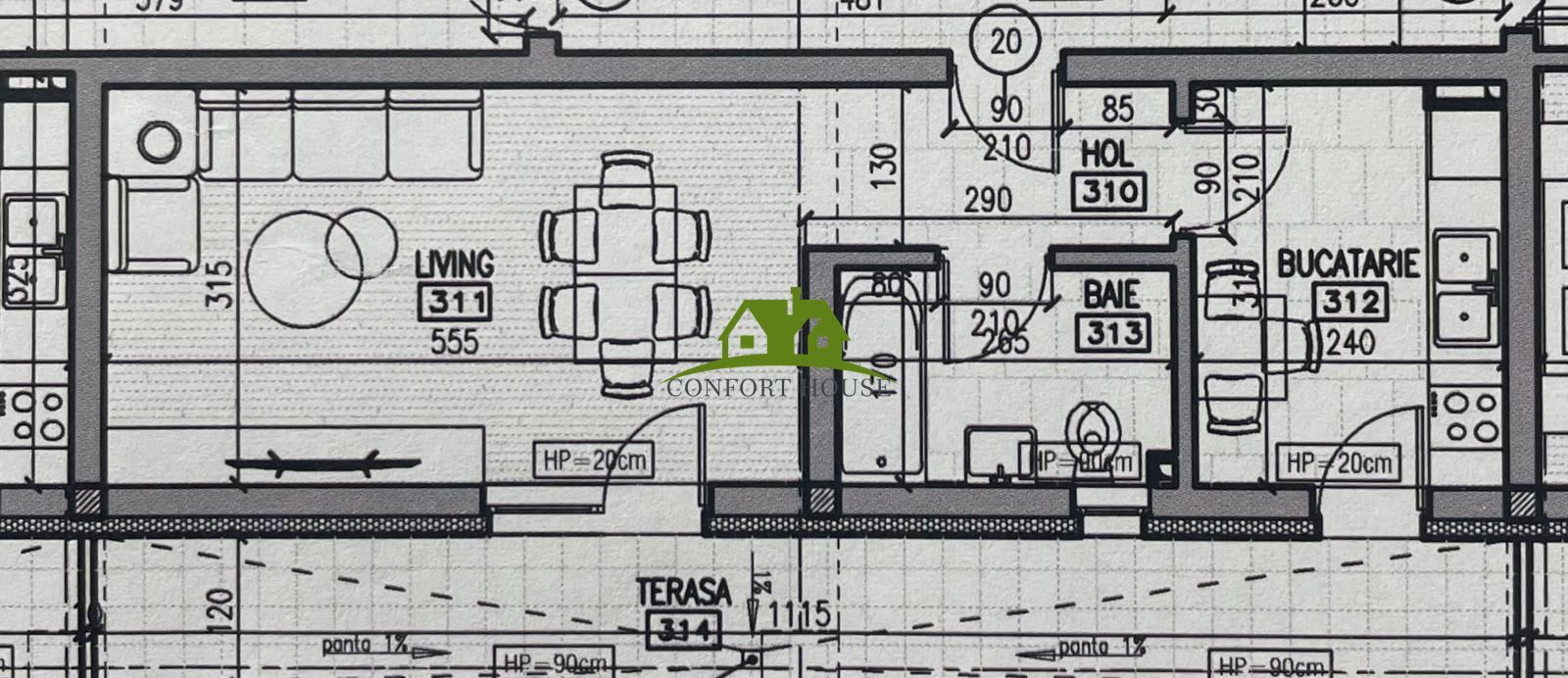 Garsoniera, bloc nou P+3, Ap.20, Et.3, Bl.1 - CP2438841 - Poză 6