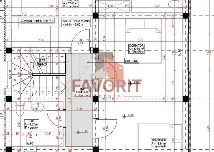 Duplex despartit prin camera tehnica. Carport. Finisaje la alegere - Poză 17