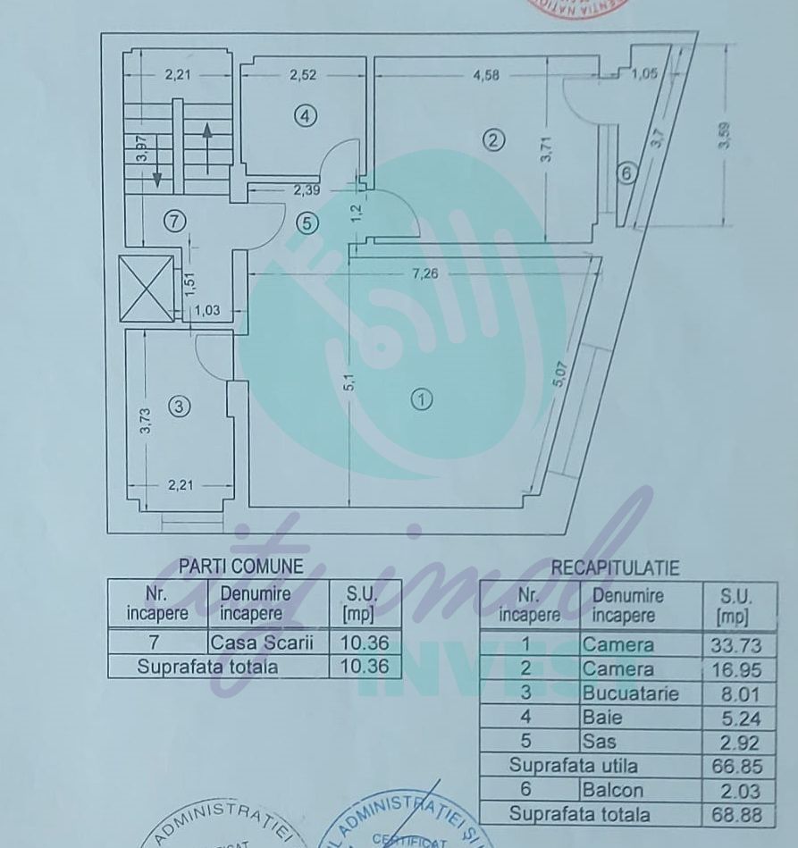 Apartament 2 camere 67 mp – Piața Romană/Victoriei - Poză 2