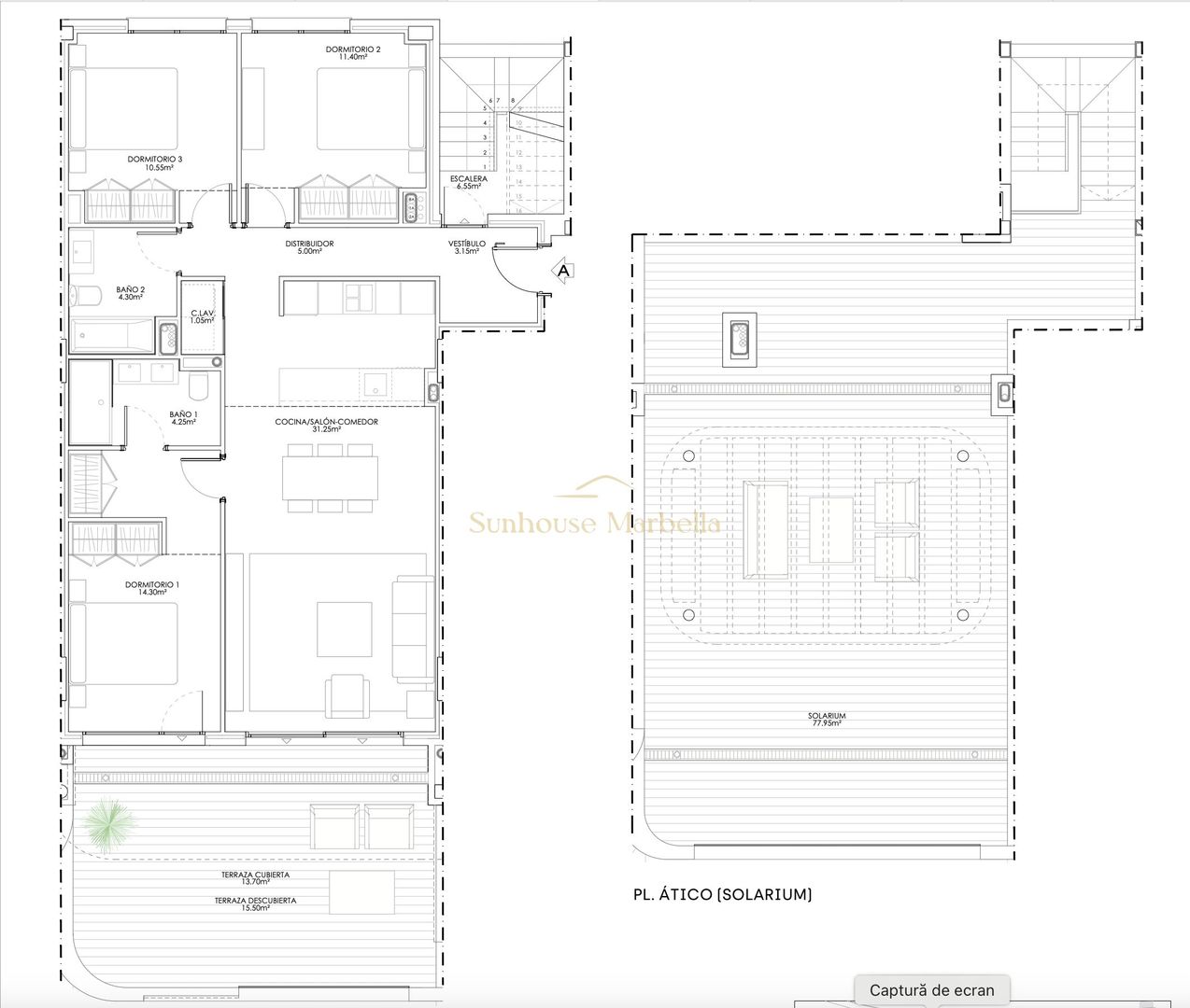Penthouse 3 Dormitoare, Estepona Vest - Poză 6