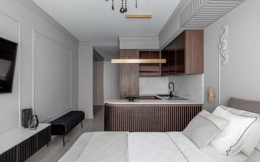 Studiou superb de vânzare, Win Herestrău, mobilat si utilat lux, terasă - Poză 8