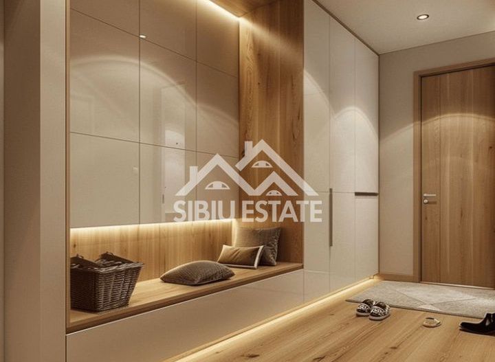 Casa 4 camere, 2 bai, curte si terasa Sibiu Calea Cisnadiei - Poză 3