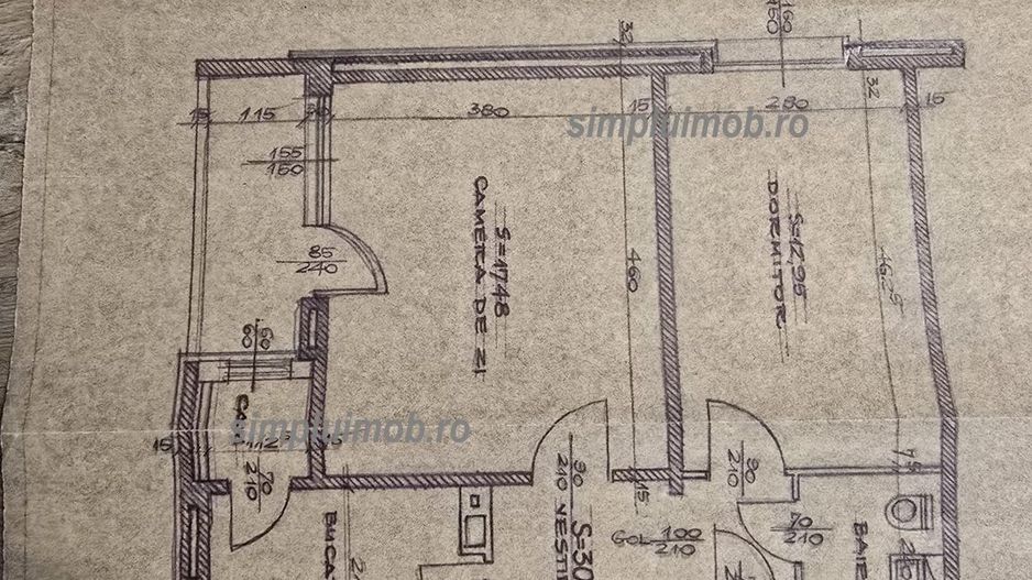 Decomandat 2 Camere Dristor Renovat Total - Schiță 9