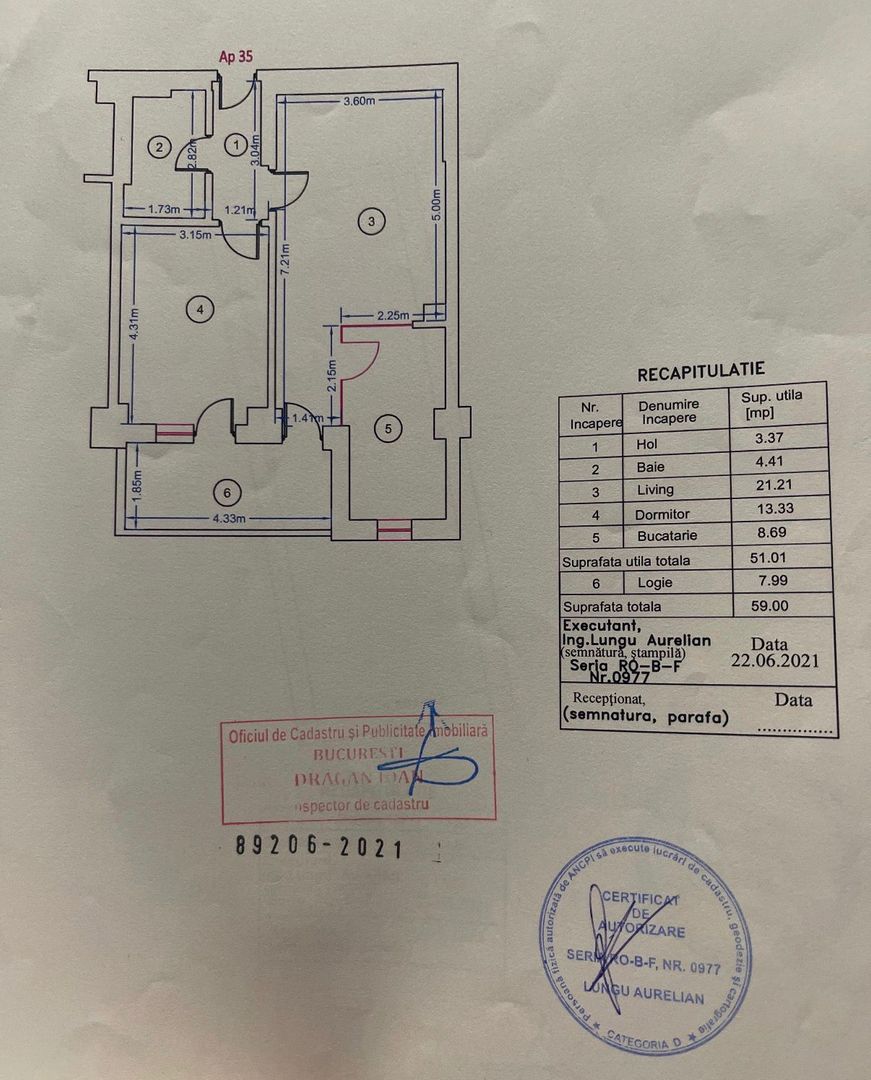 AP. 2 CAMERE ROKA RESIDENCE, INCALZIRE PARDOSEALA, METROU 5 MINUTE - Schiță 8