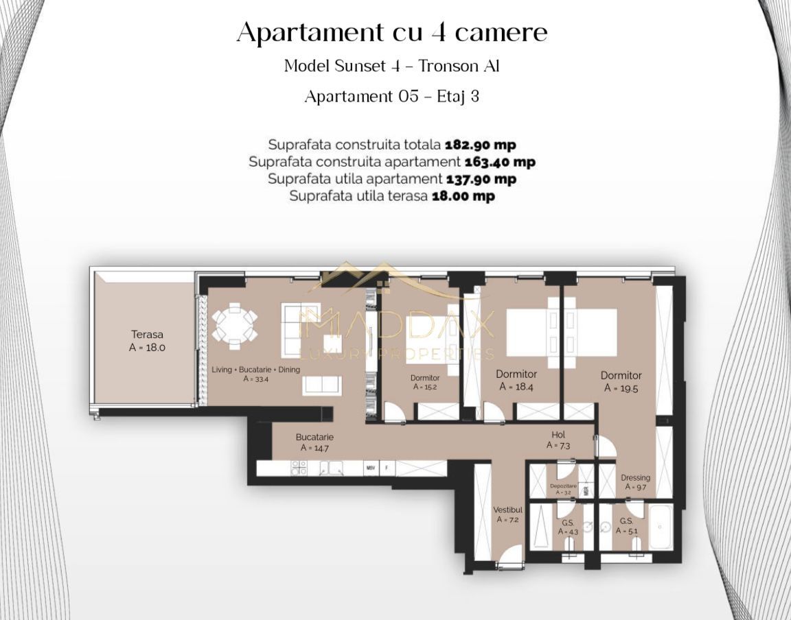 Proiect rezidențial // Apartamente 1-5 camere // Finalizare 2026 - Poză 74