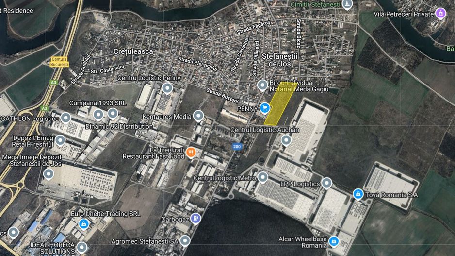 Reducere pret teren intravilan cu acces A0, A3 in Stefanesti, Ilfov - Poză 4