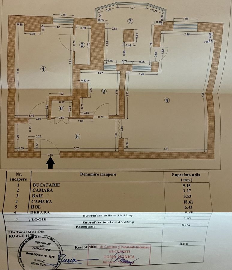 Vânzare garsonieră decomandată, spațioasă – zonă Drumul Sării / Sebastian - Poză 2