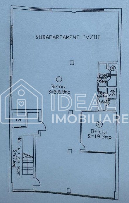 Spatiu Comercial de inchiriat, 238 mp utli, zona Calea Dumbravii - Schiță 9
