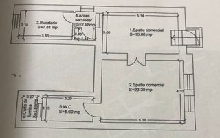 Spatiu pretabil activitati comerciale sau birouri in zona centrala! - Poză 3
