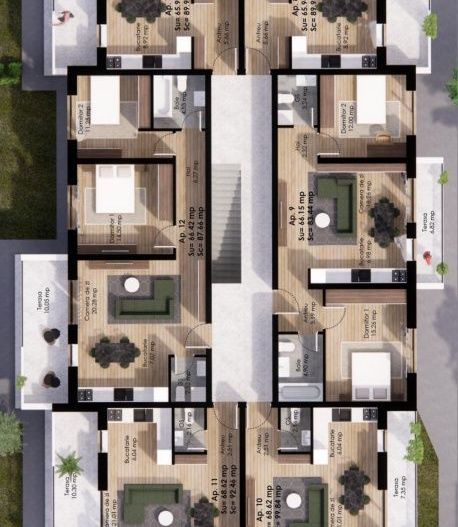 Apartamente NOI cu  3 camere,zona Semicentrala - Poză 6