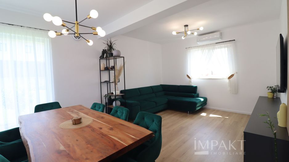 Duplex superb la vanzare, finisat, mobilat, utilat, situat in Chinteni - Poză 3