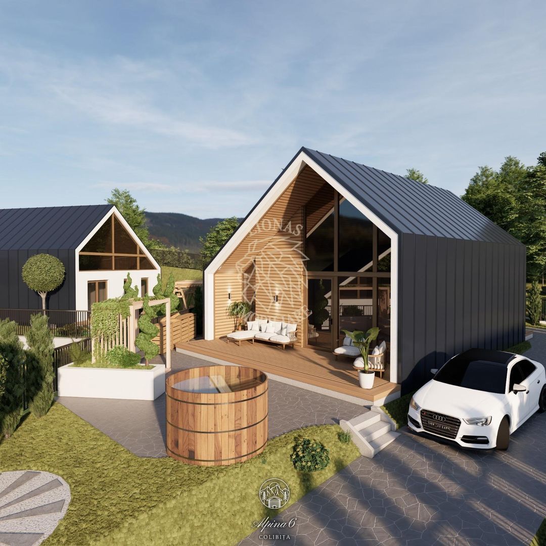 Teren 500 mp cu Proiect Resort exclusivist - panorama lac Colibita - Poză 9