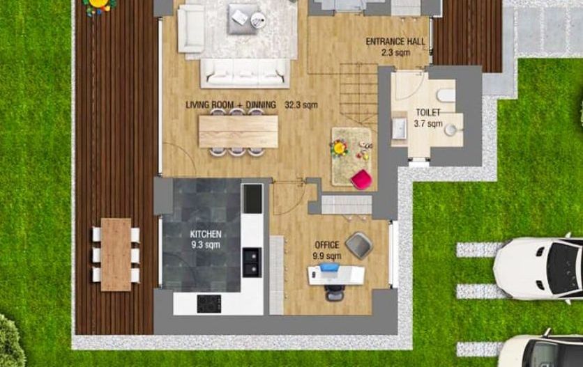 vila 4 camere | Amber Gardens | Otopeni | Tunari | 2 parcare - Poză 18