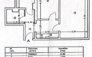 Apartament 2 Camere | Metrou Dristor la Câțiva Pași - Schiță 15