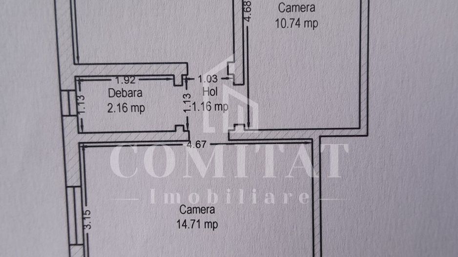 Apartament 3 camere | etaj intermediar | cartier Mănăștur, Cluj-Napoca - Poză 16