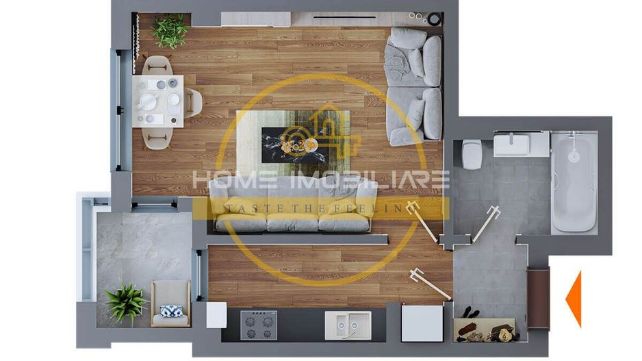 Bloc nou , ap o camere , etaj intermediar , Zona Dacia. - Poză 7