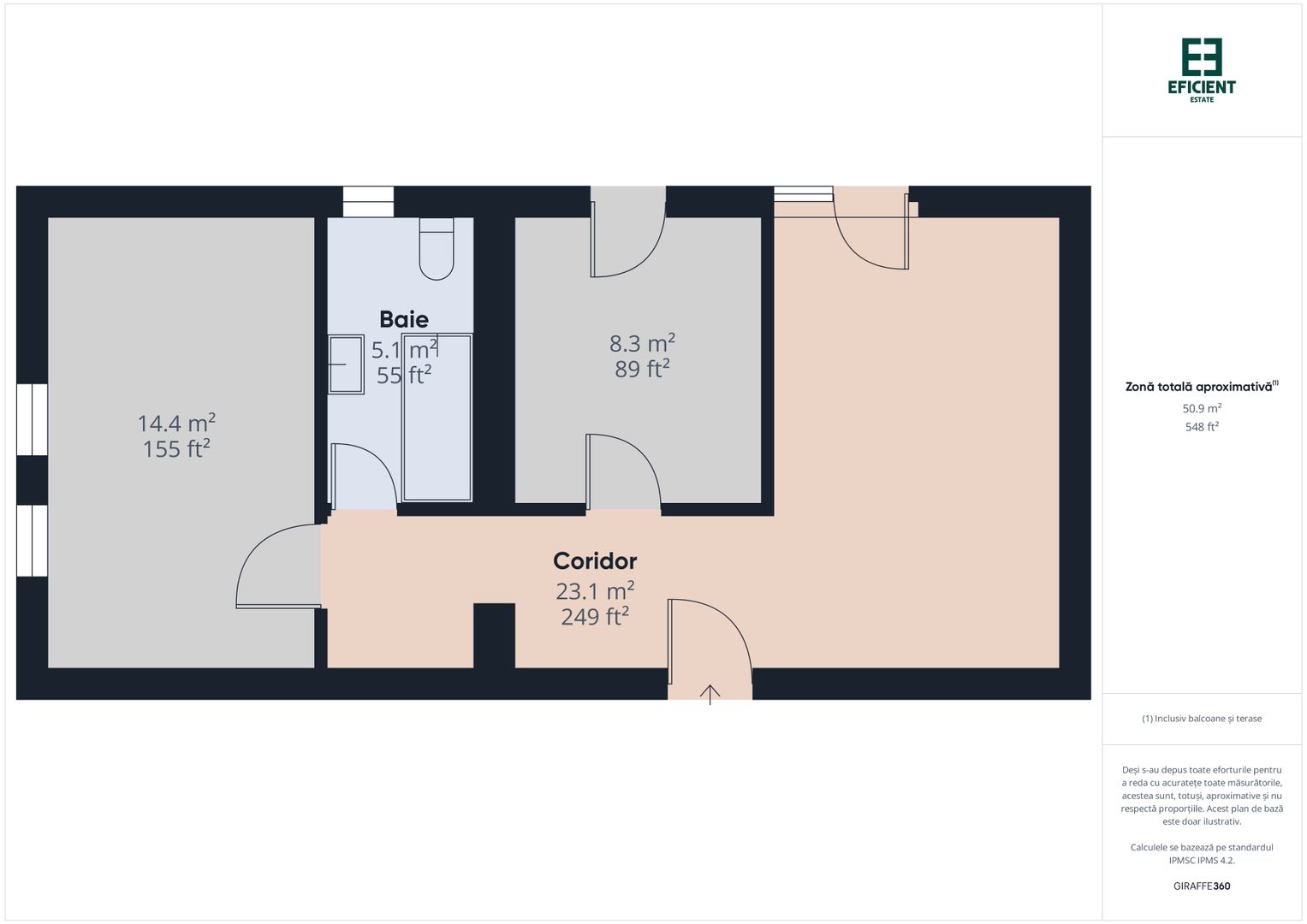 Apartament nou cu 2 camere și loc parcare etaj 2 Giroc - Timișoara - Poză 16