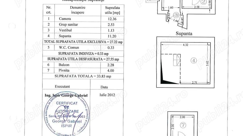 De vanzare Studio Cochet cu Balcon, Cișmigiu Sector 1 - Poză 9