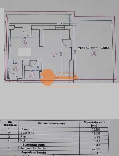 Studio Terasa 38 mp ( Ten Blocks ) - Poză 7