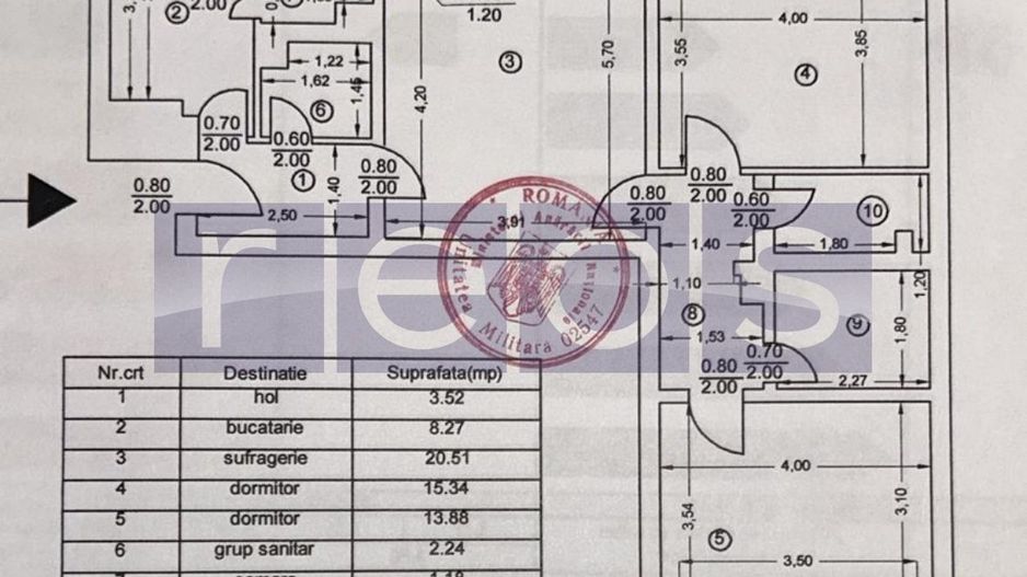 VANZARE 3 CAMERE - UNIRII- MATEI BASARAB - Poză 9