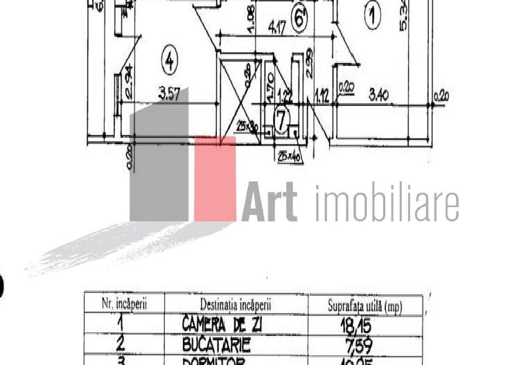 Apartament cu trei camere de vanzare-Crangasi-loc de parcare - Poză 10