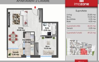 Drumul Taberei - Raul Doamnei, bloc nou,  2 camere,  parter inalt, balcon - Poză 8