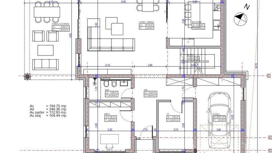 Casa individuala Feleacu cu teren de 700 m2 - Poză 6