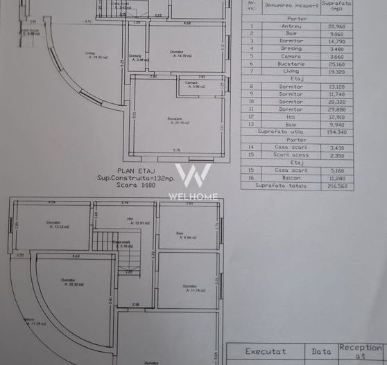 Casa solara si spatioasa, curte 700 mp - Cisnadie - Sibiu - Schiță 9