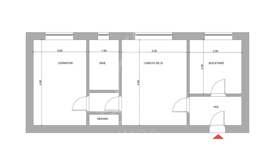 Apartament pretabil pentru birouri | Zona Cedonia, Sibiu - Poză 2
