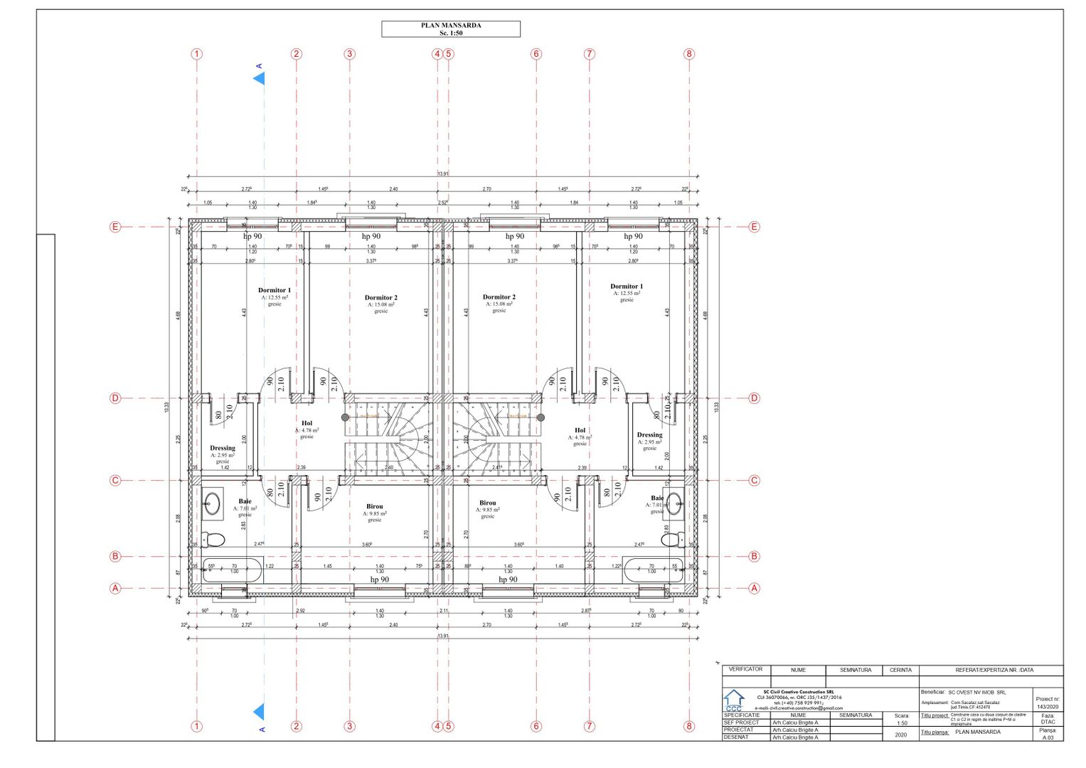 COMISION 0%, Duplex 4 Camere, 108 mp, 335 Teren, La Bariera, SACALAZ - Poză 11