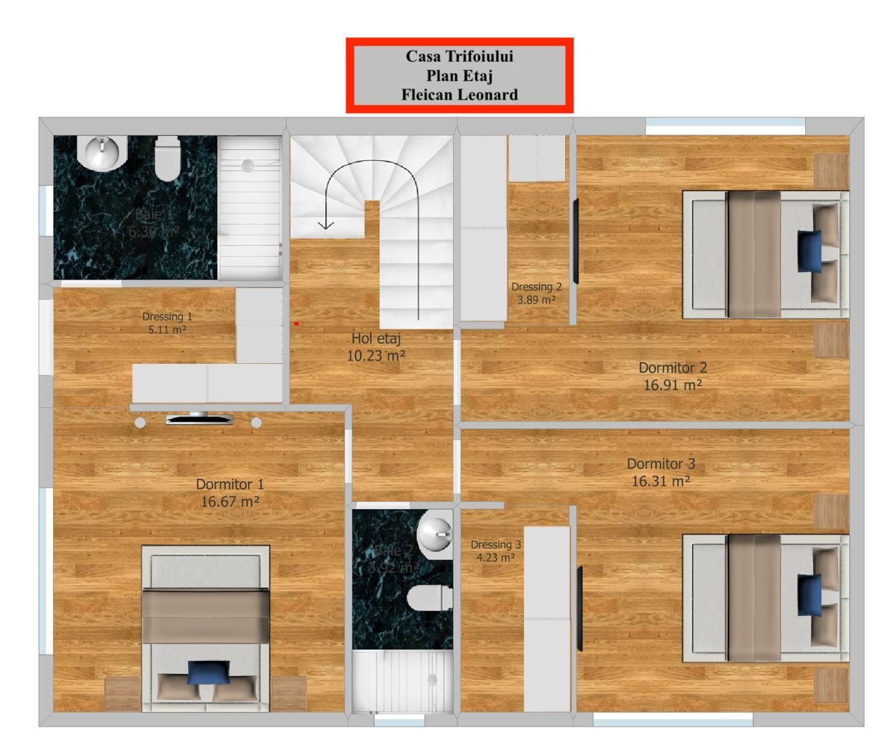 CASA INDIVIDUALA DRUMUL FERMEI, TOATE UTILTATILE, SMART, NOU, COMIS 0% - Schiță 5