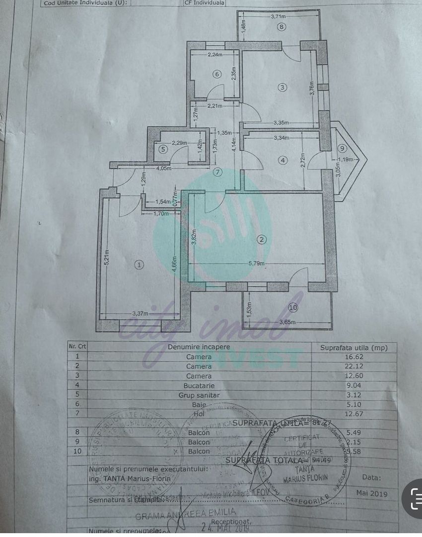 3 camere spatioase intr-un complex Apollo - Poză 16