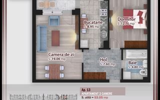 Apartament 2 camere decomandat,Cel mai mic pret, Rezidential Pallady - Poză 6