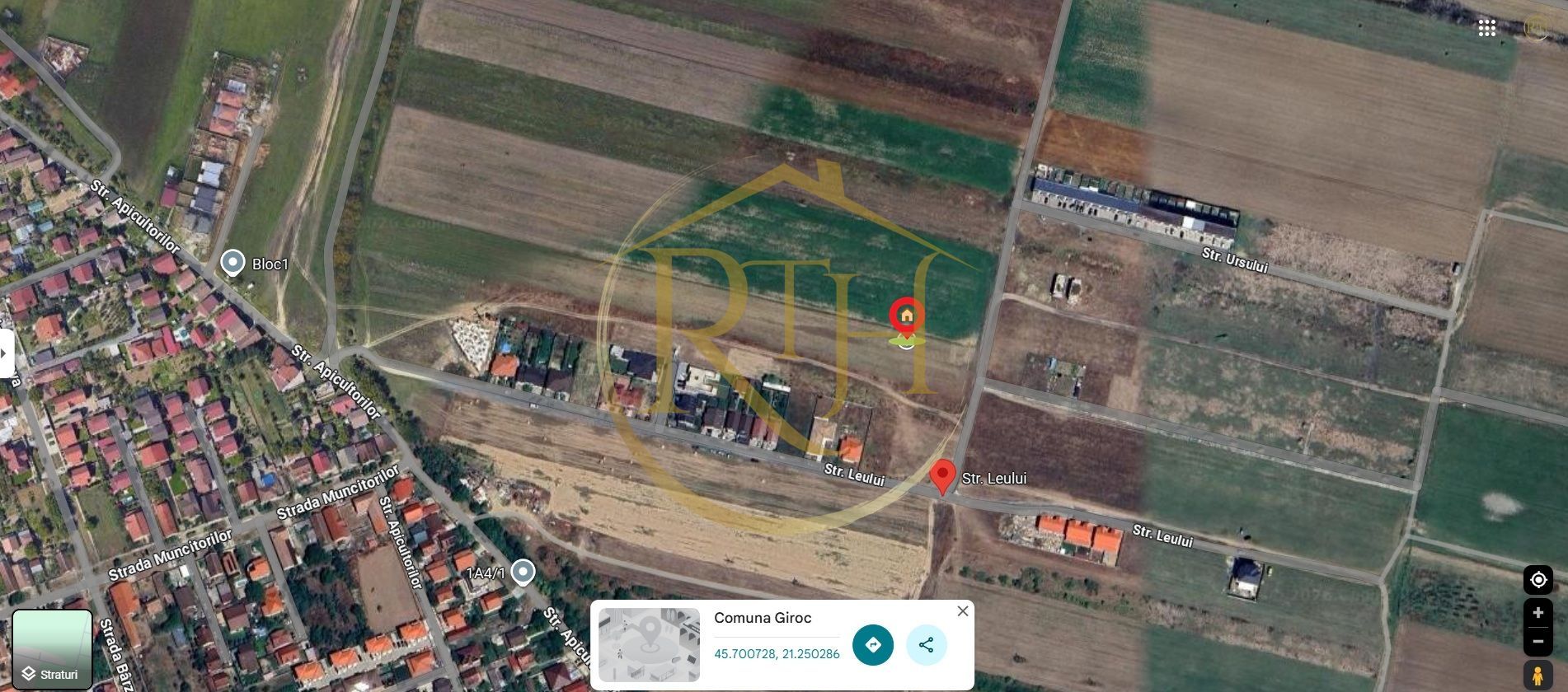 Oferim spre vanzare parcela pentru duplex,  Giroc, suprafata 507 mp, 2 fronturi - Poză 9