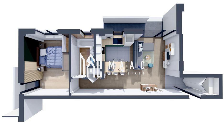 Apartament rezidențial I 2 camere I Parcare I Selgros - Poză 1